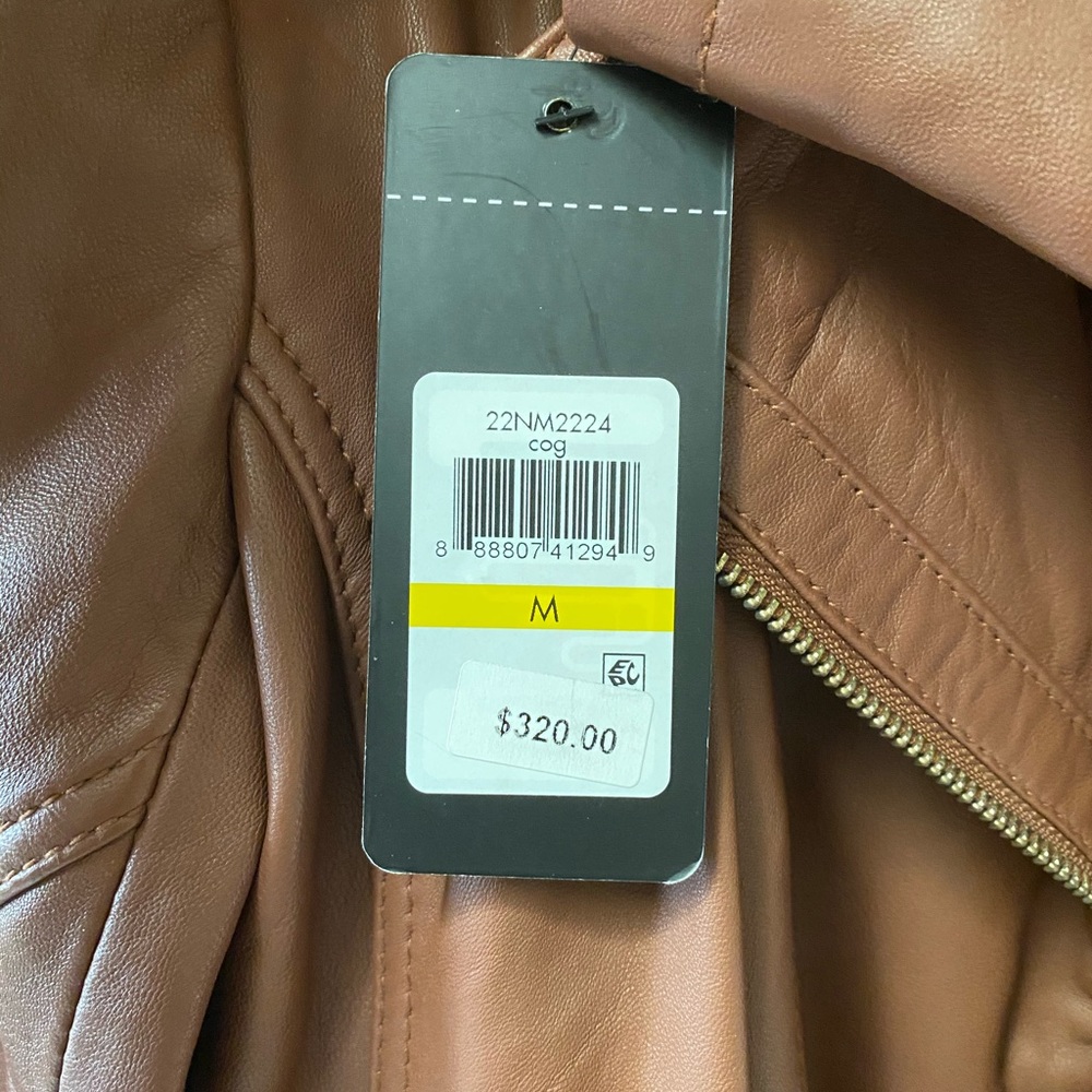 NWT Guess women leather Jacket, M - Picture 12 of 12
